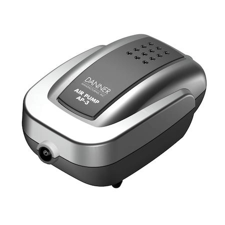 Supreme AP-3 air pump, Quiet, Use Standard Airline Tubing, For Fish and Hydro 06403